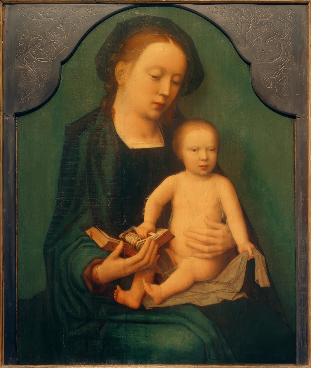 Sedící Matka Boží s dítětem Kristem od Adriaen Isenbrandt