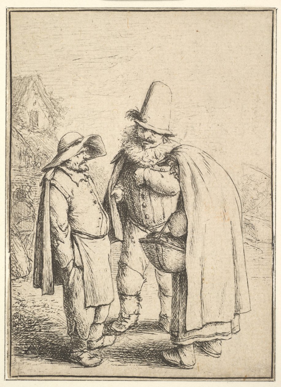 Groteskní postavy, 1610-85. od Adriaen Jansz. van Ostade