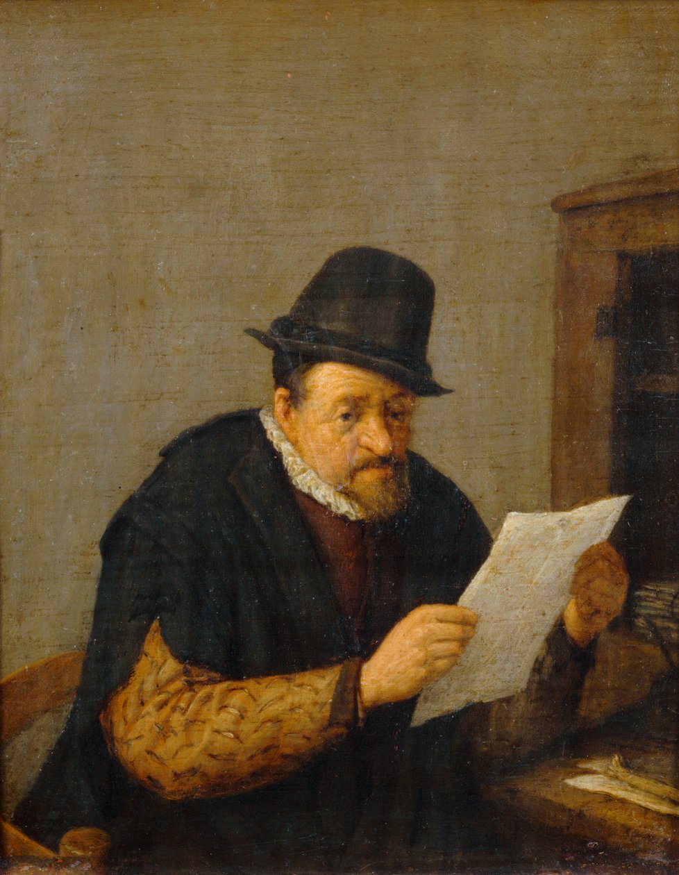 Čtení ... od Adriaen Jansz. van Ostade