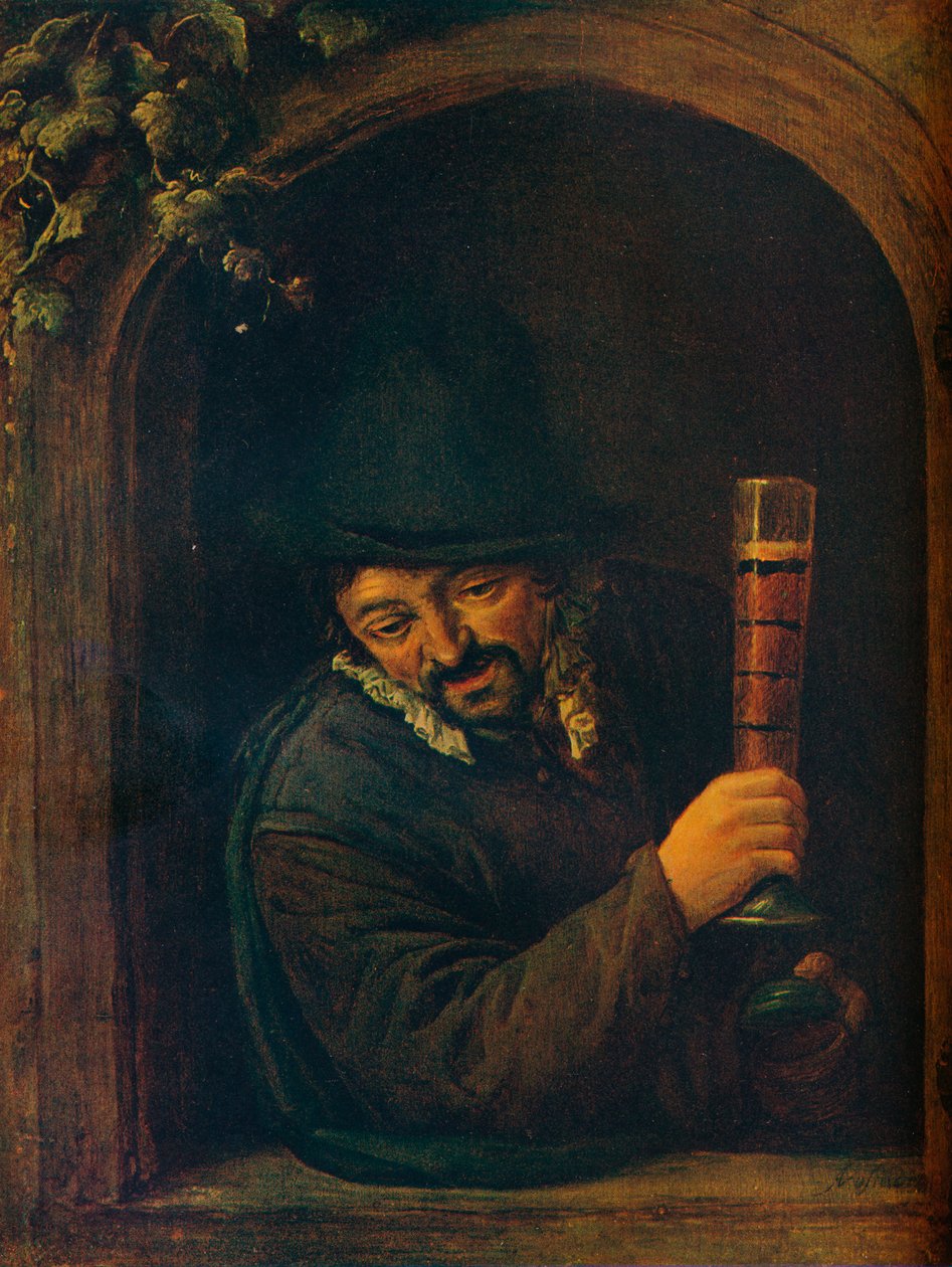Sedlák u okna, c1658 od Adriaen Jansz. van Ostade