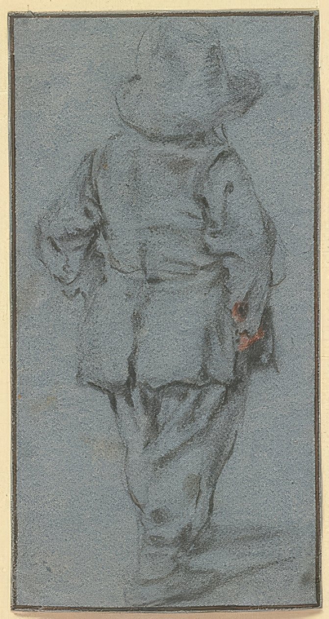 Stojící chlapec zezadu od Adriaen Jansz. van Ostade