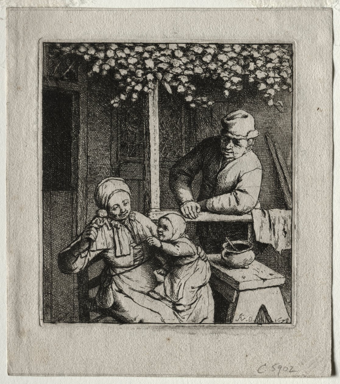 Panenka, 1678. od Adriaen Jansz. van Ostade