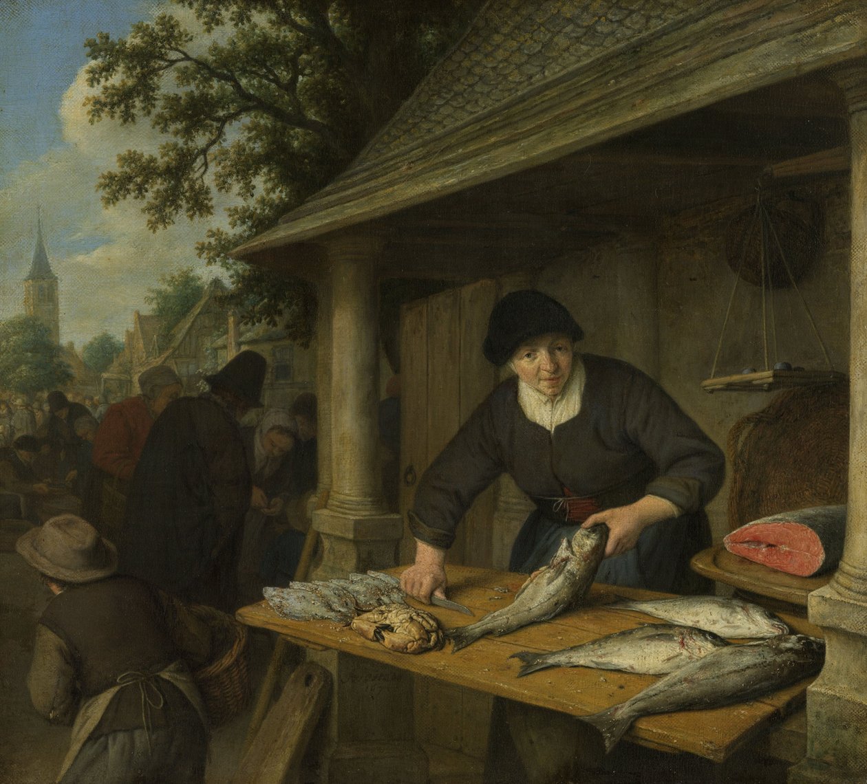 Rybí žena od Adriaen Jansz. van Ostade