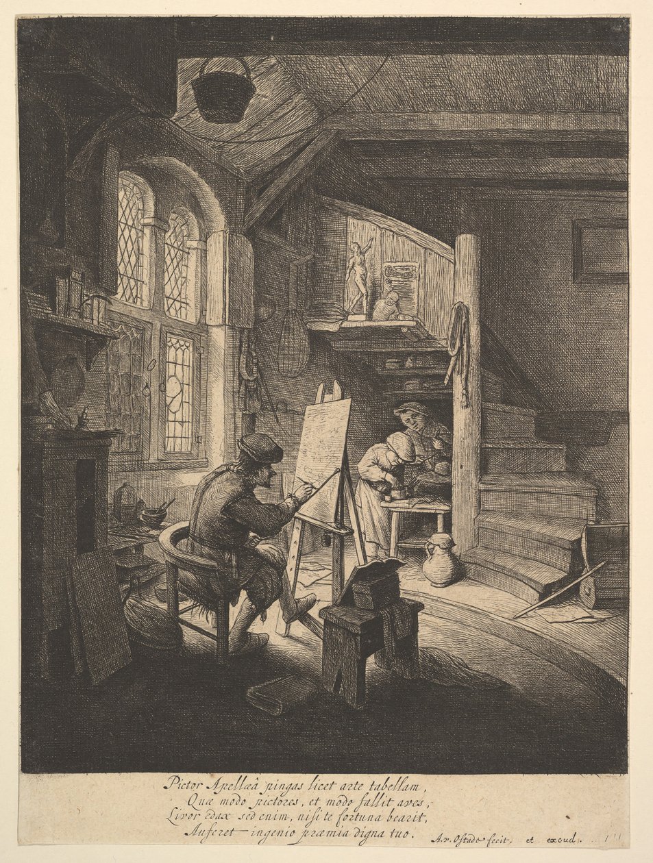 Malíř, 1610-85. od Adriaen Jansz. van Ostade