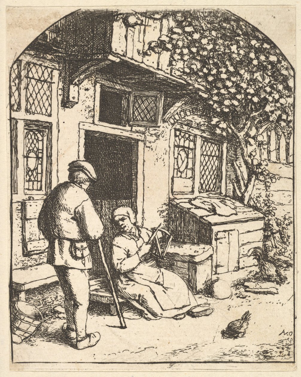 The Winder, 1610-85. od Adriaen Jansz. van Ostade