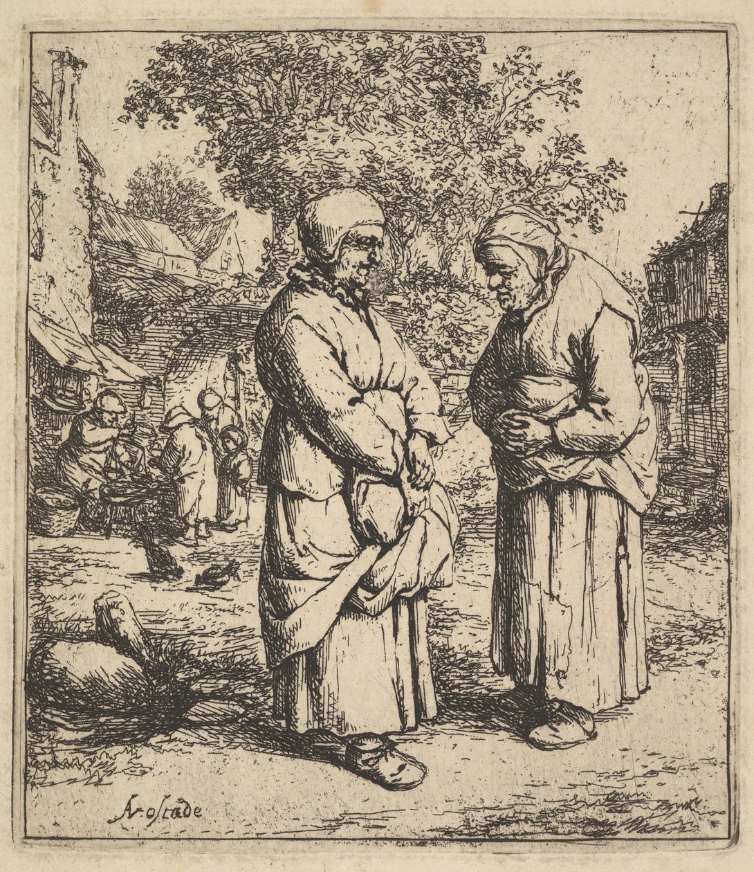 Dva drby, 1610-85. od Adriaen Jansz. van Ostade
