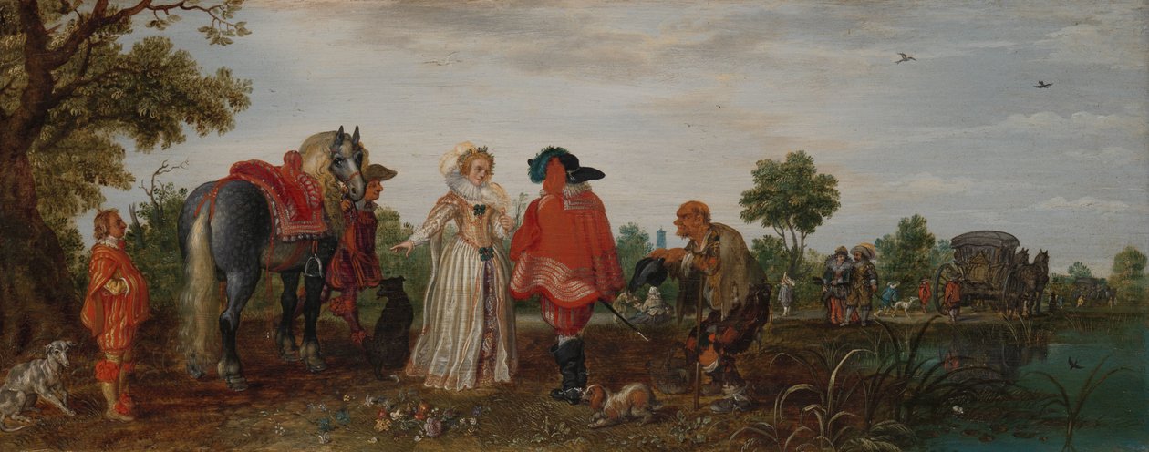 jaro (setkání) od Adriaen Pietersz van de Venne