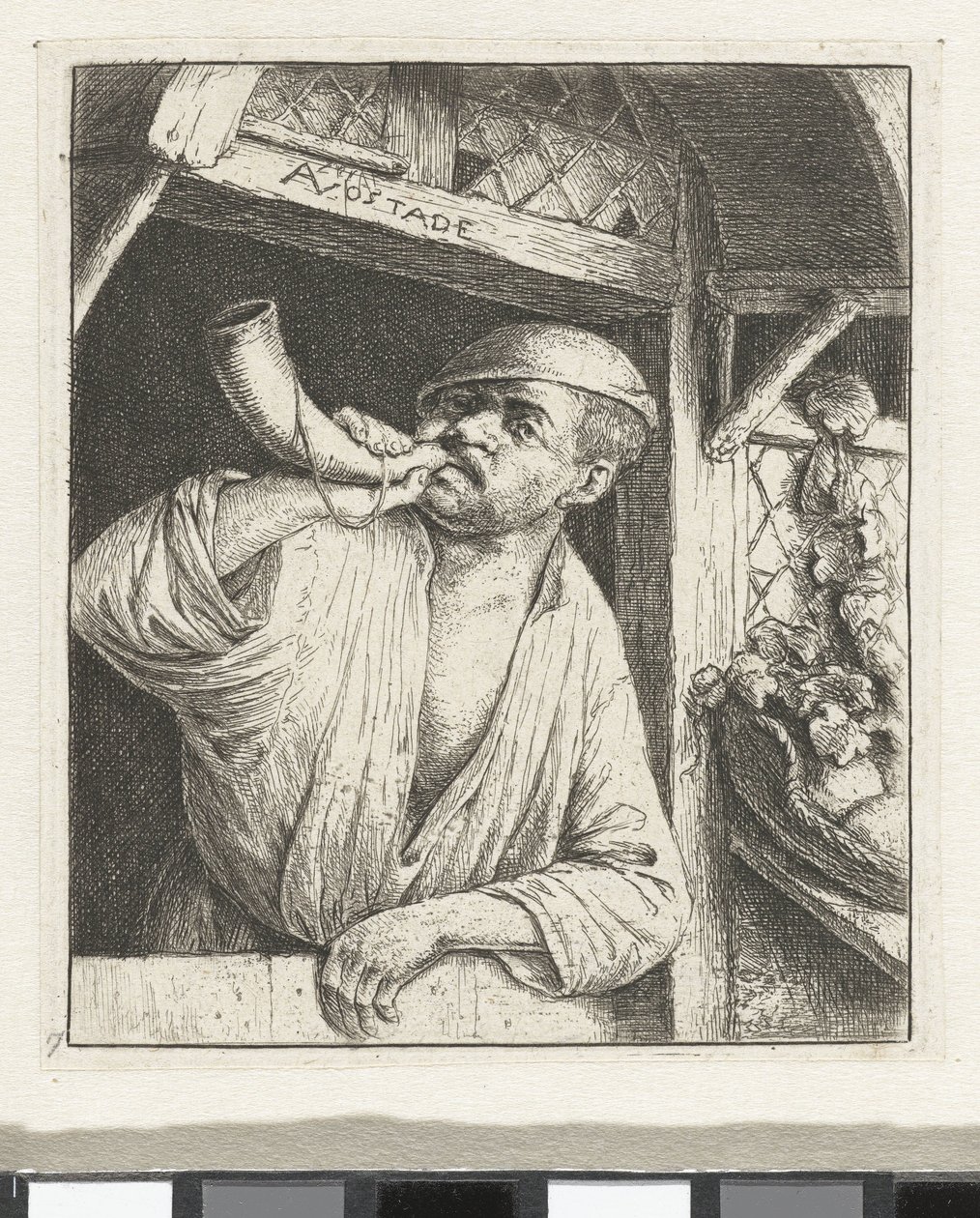 Baker zatroubí od Adriaen van Ostade