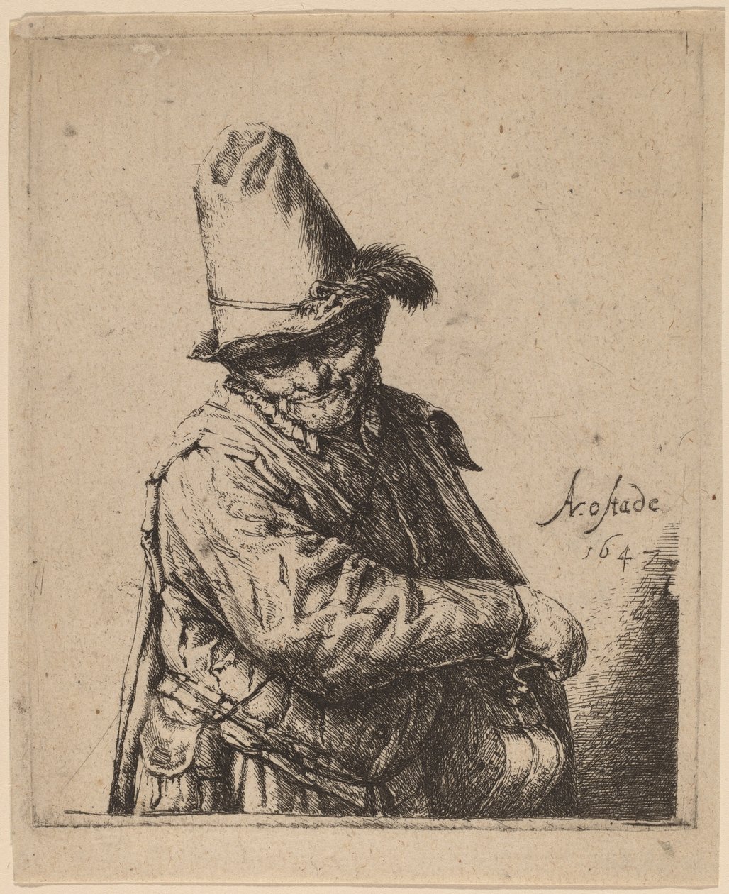 Varhanní mlýnek od Adriaen van Ostade