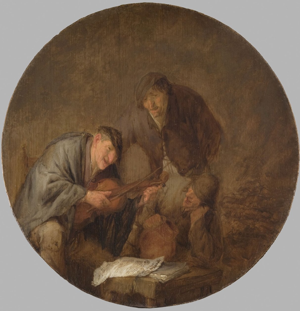 Veselí rolníci od Adriaen van Ostade