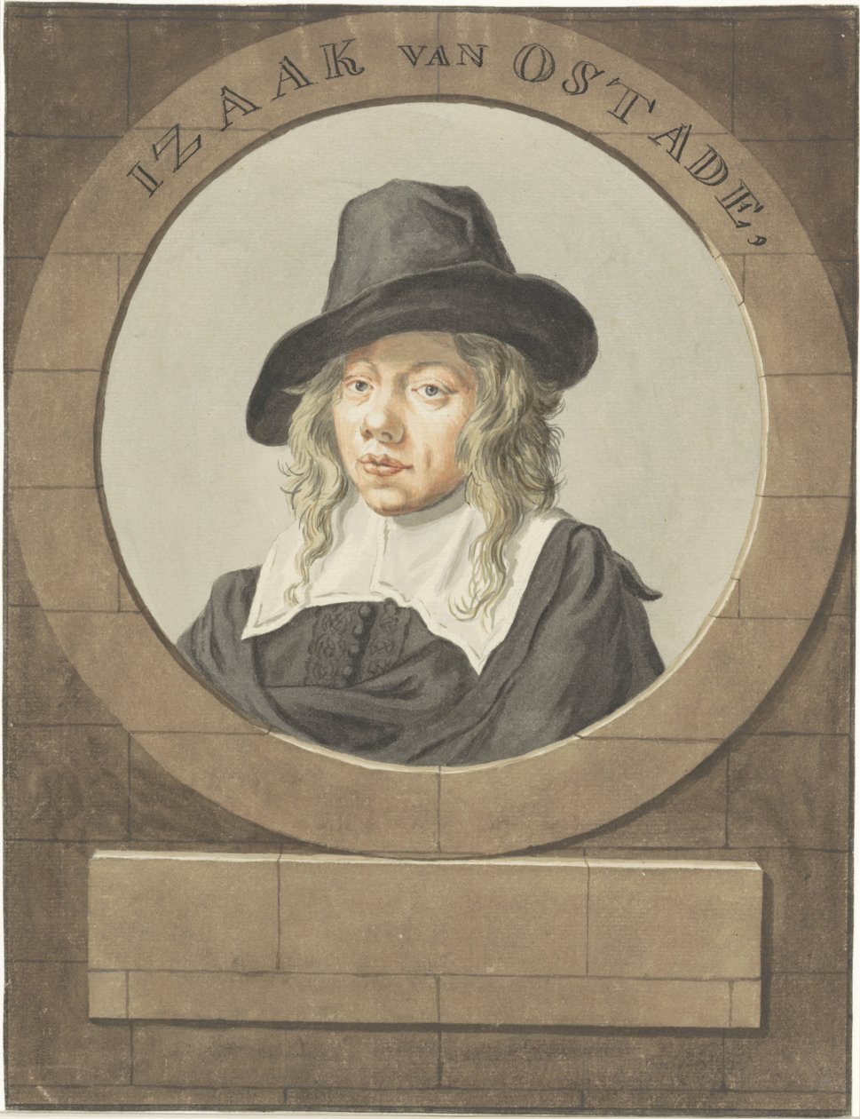 Portrét Isaaca van Ostade od Adriaen van Ostade