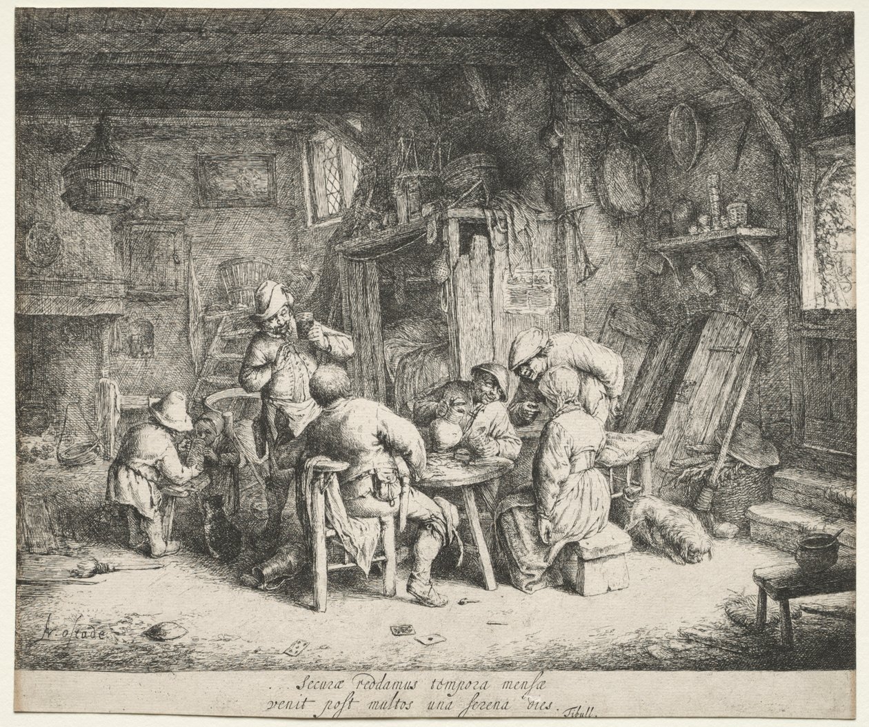 Snídaně od Adriaen van Ostade