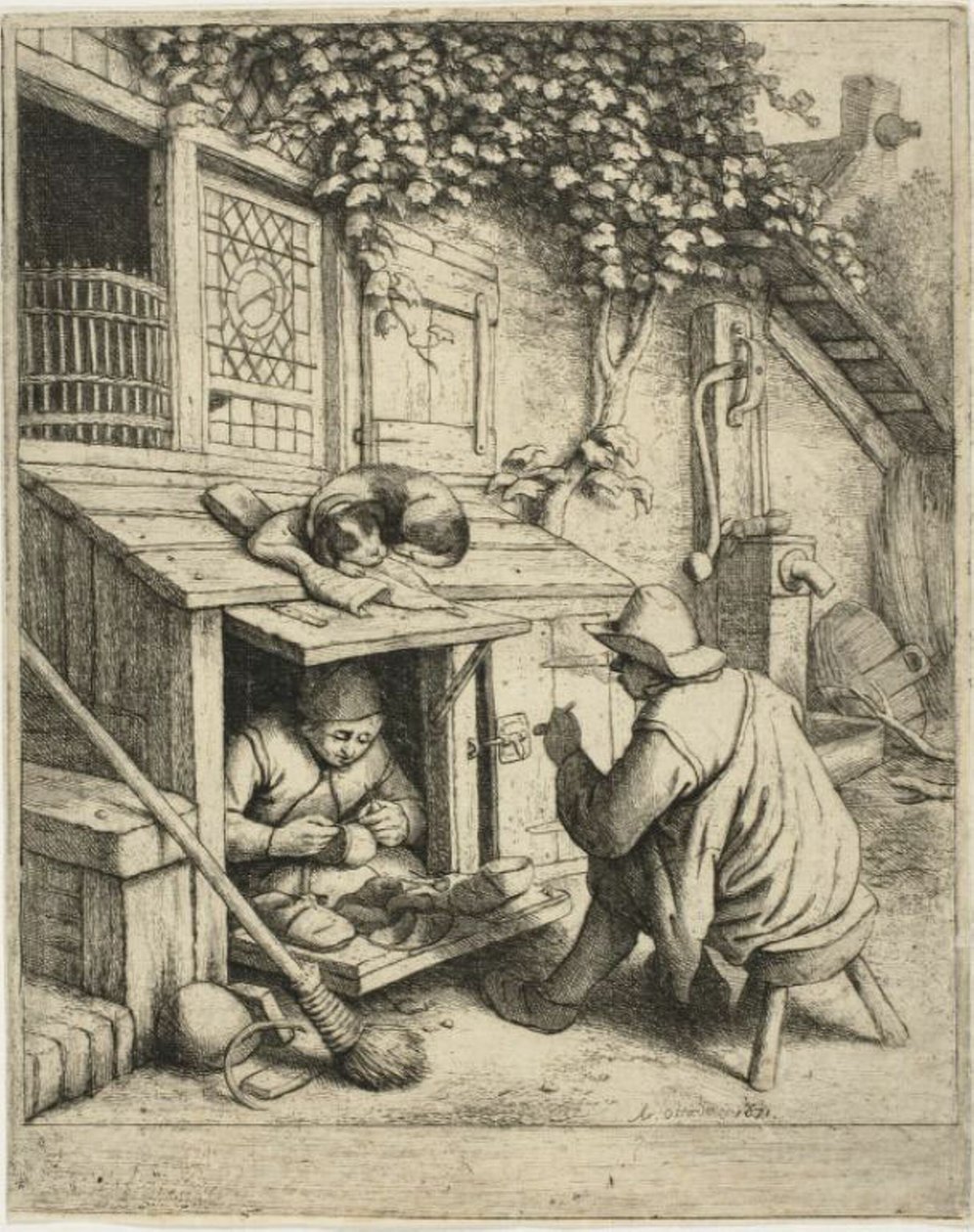 Švec od Adriaen van Ostade