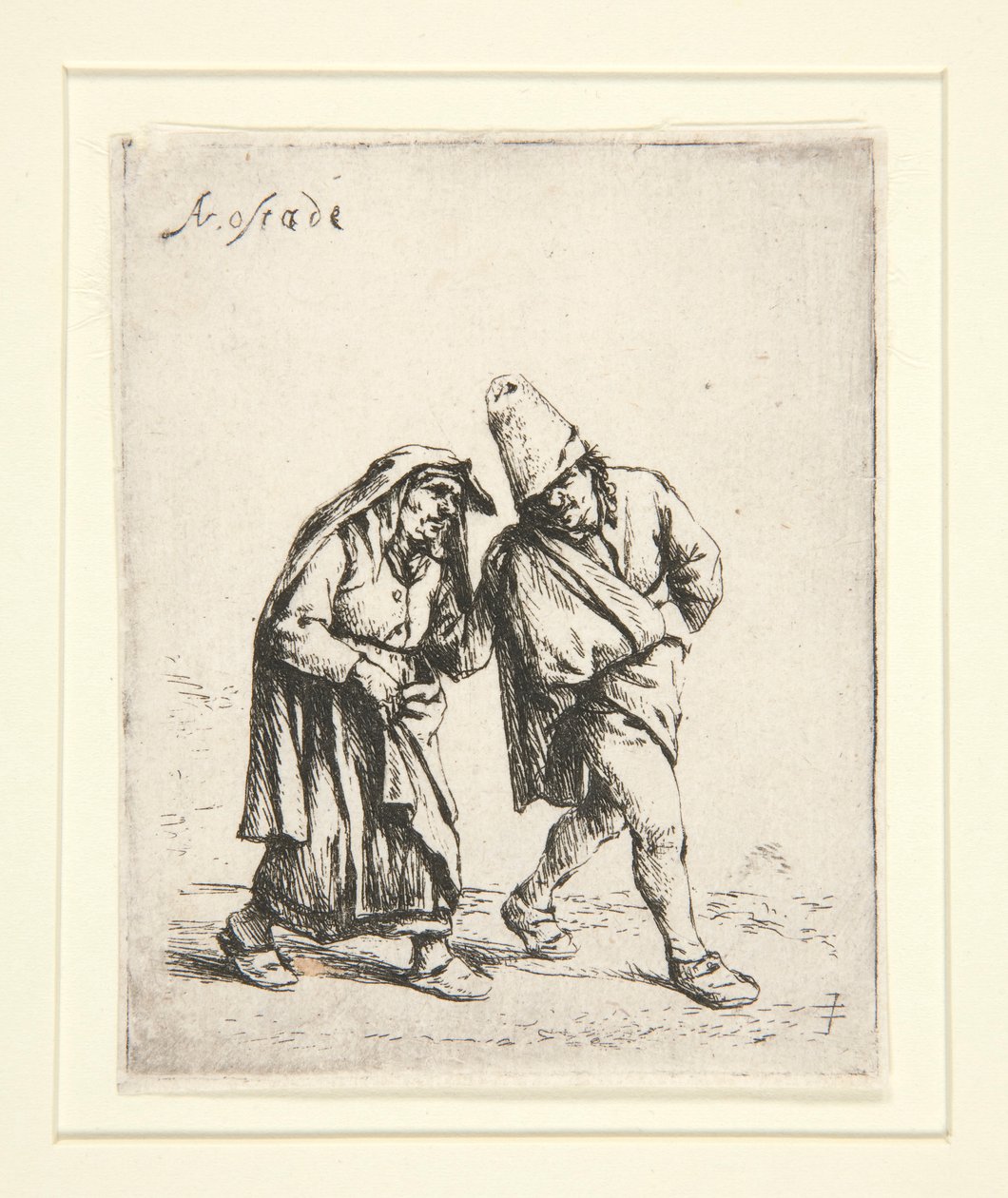 Chůze páru od Adriaen van Ostade