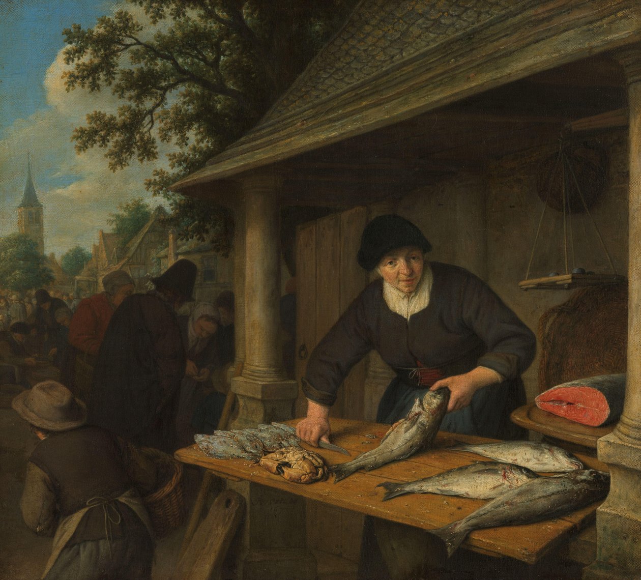 Rybí žena od Adriaen van Ostade