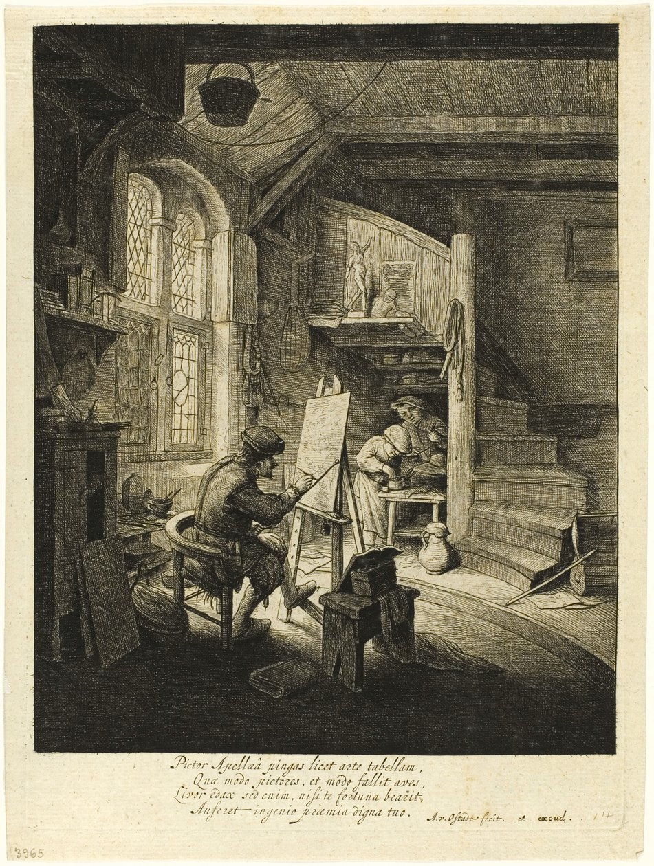 Malíř od Adriaen van Ostade