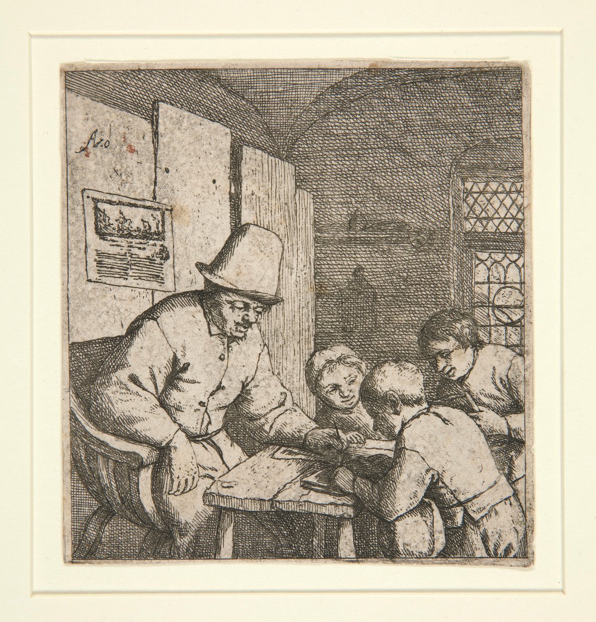 Školník od Adriaen van Ostade