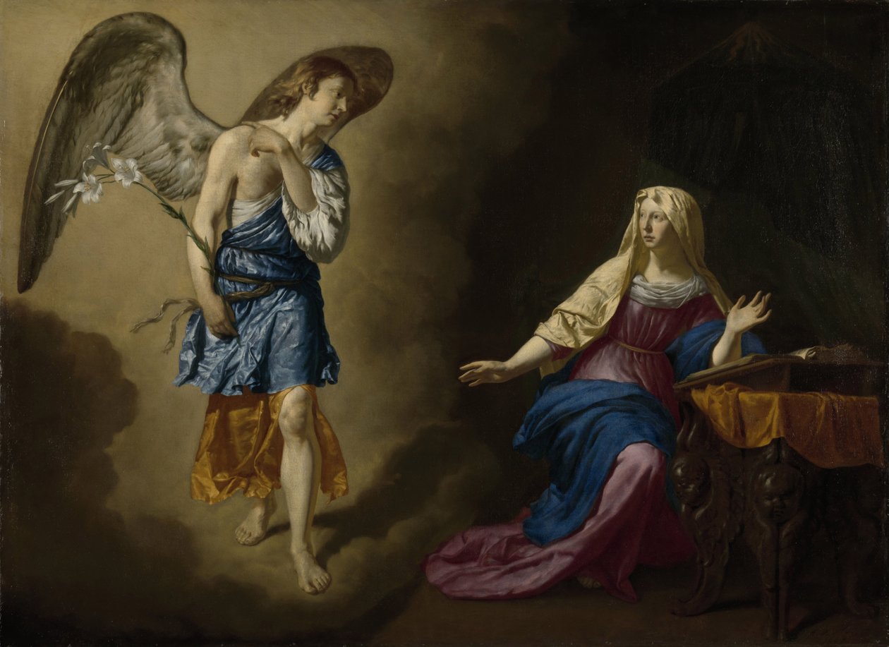 Zvěstování, 1667 od Adriaen van de Velde