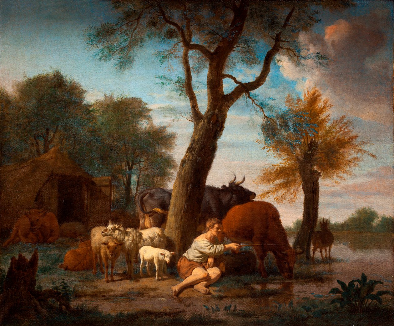 Rybářský ovčák od Adriaen van de Velde