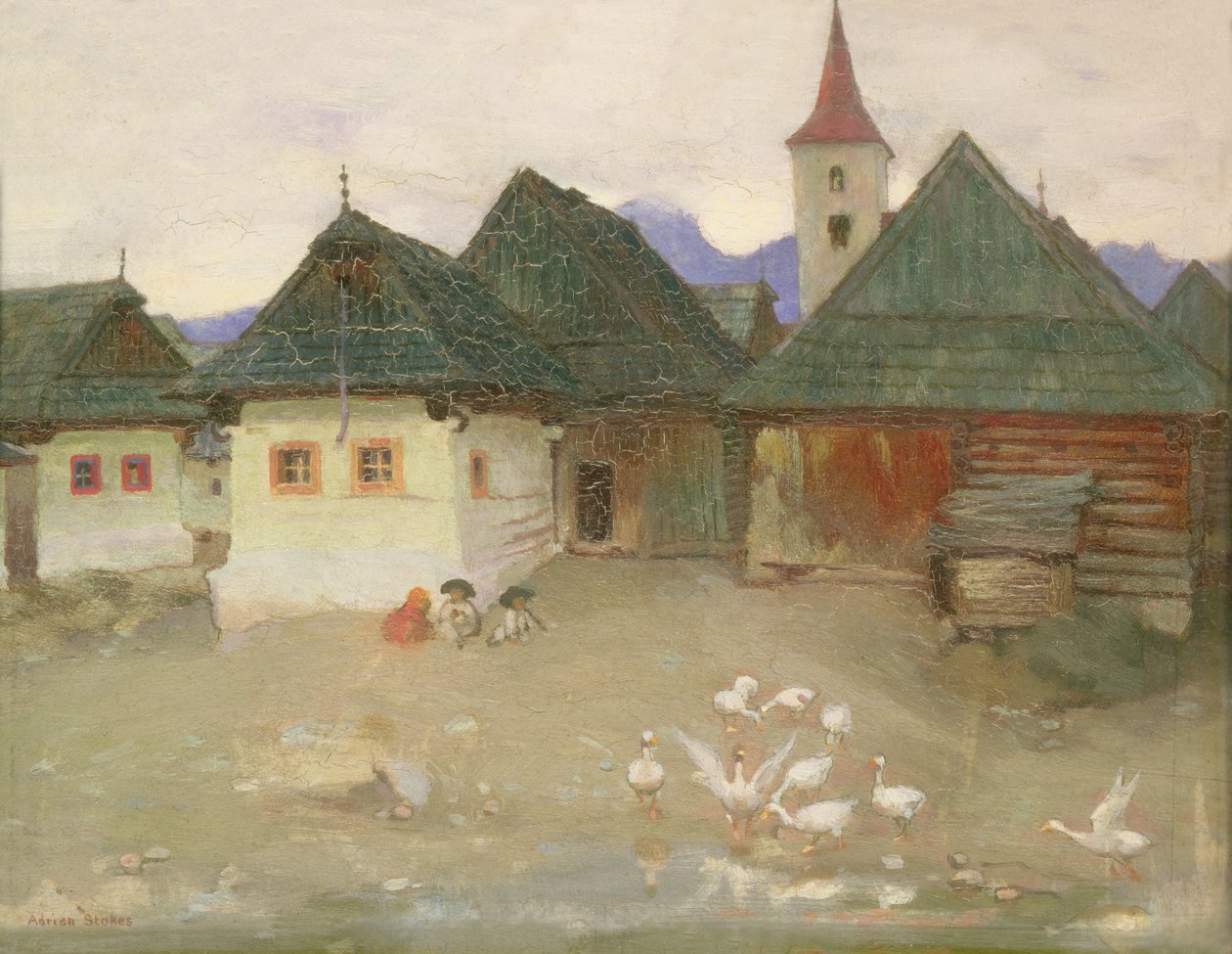 Z našich oken ve Vazsecz, c.1905-09 od Adrian Scott Stokes