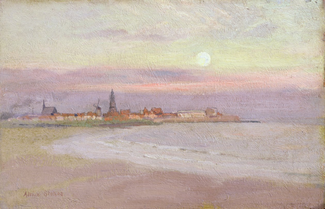 Vesnice ve Frísku, 1900 od Adrian Scott Stokes