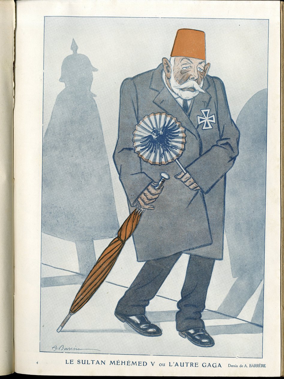 Ilustrace A Barrere (1874-1931) ve „“ Fantasio“““ od Adrien Barrere