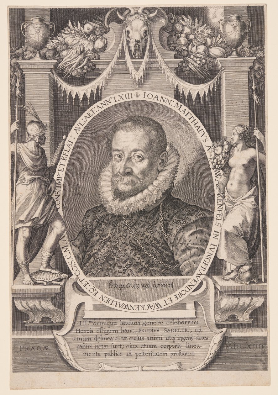 Johannes Matthaeus Wacker von Wackenfels, diplomat od Aegidius Sadeler II