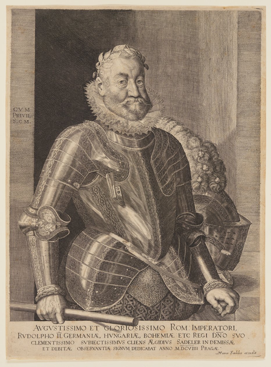 Rudolf II., císař Svaté říše římské od Aegidius Sadeler II