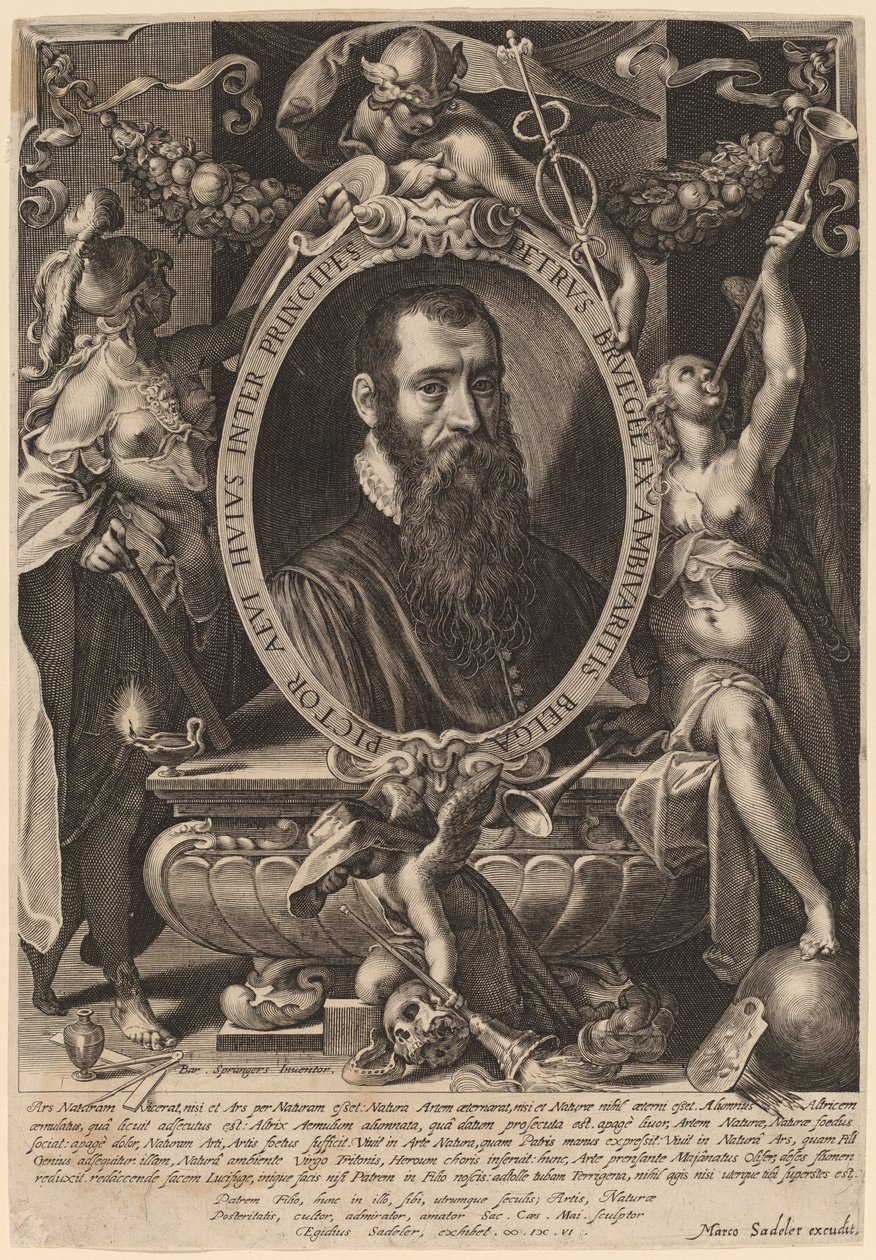Pieter Brueghel, mladší od Aegidius Sadeler II after Bartholomaeus Spranger