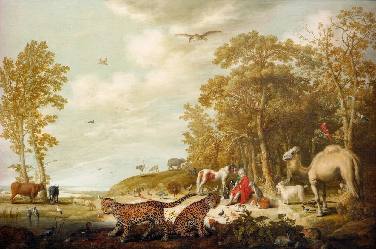 Orfeus se zvířaty v krajině od Aelbert Cuyp