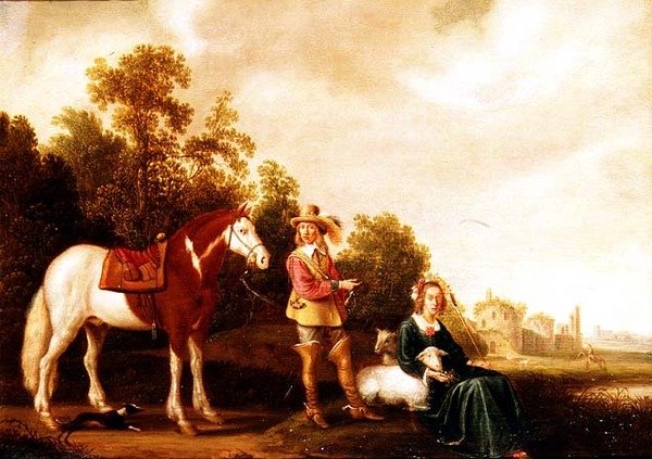 Granida a Daifilo od Aelbert (school of) Cuyp