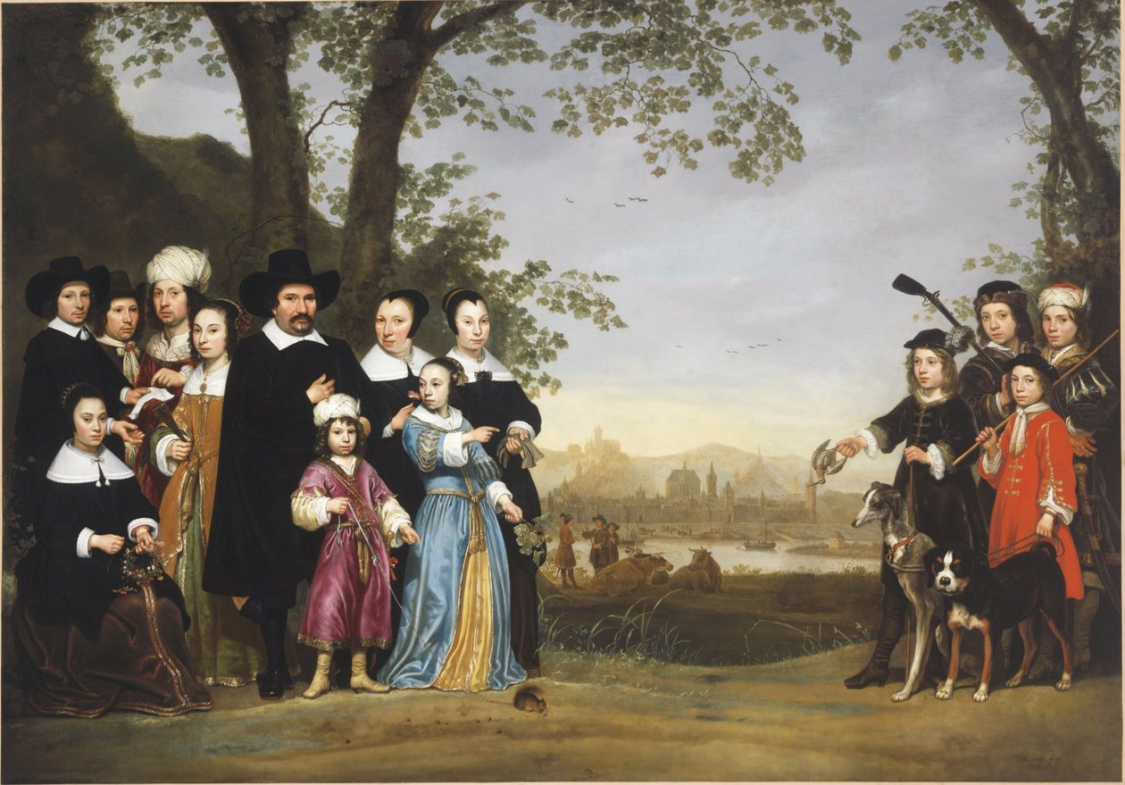 Portrét rodiny Samových od Aelbert Cuyp
