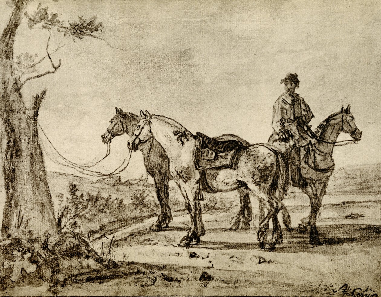 Tři koně od Aelbert Cuyp