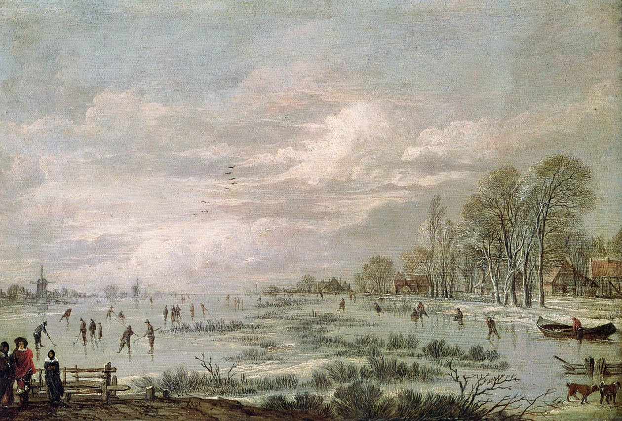 Zimní krajina od Aert van der Neer
