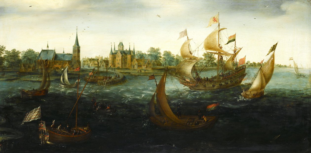 Lodě z IJsselmonde od Aert Anthonisz