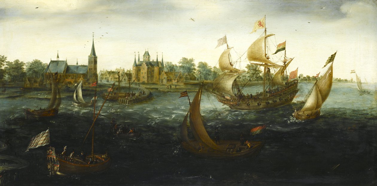 Jednota před IJsselmonde, 1618 od Aert Anthonisz