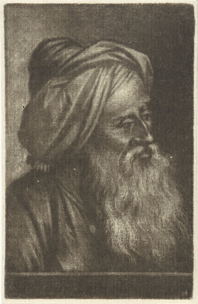 Busta muže v turbanu od Aert Schouman