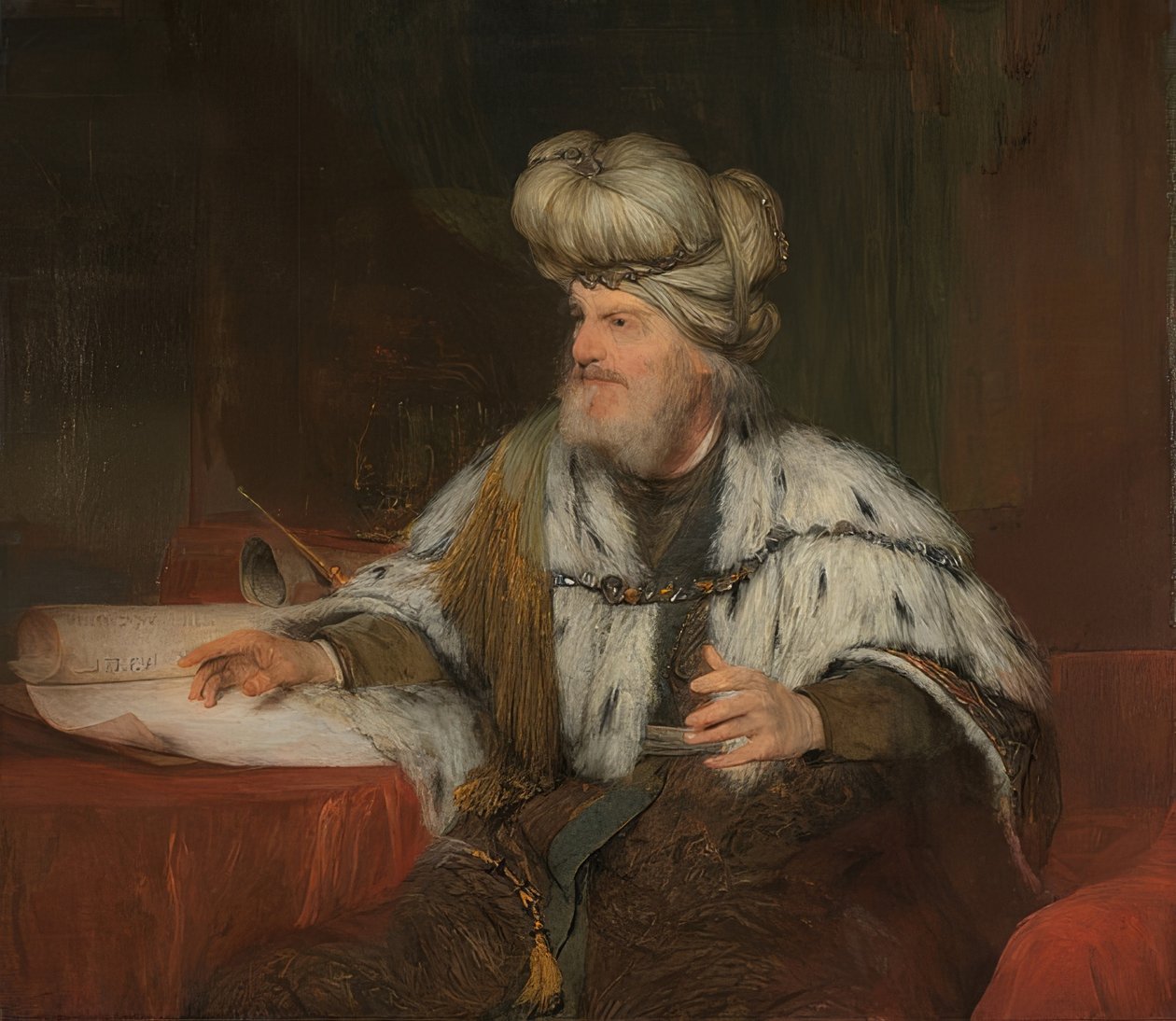 král David. 1680-85 od Aernt de Gelder