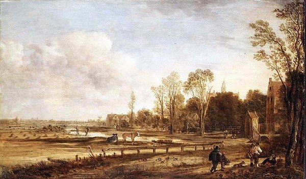 Krajina poblíž Haarlemu od Aert van der Neer