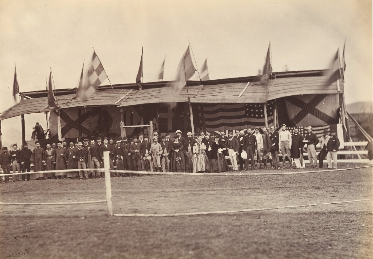 The Grand Stand, Foochow Fuzhou, ca. 1869. od Afong Lai