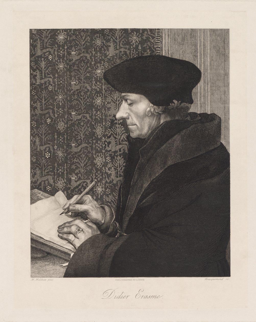 Erasmus (Didier Erasme) od After Hans Holbein