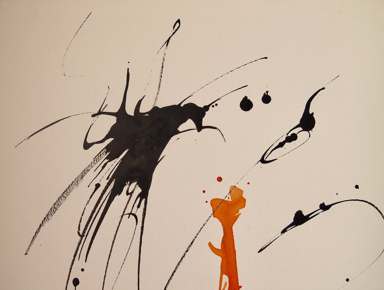 Untitled 17, 2016 (inkoust na papíře) od Agnes Girardon