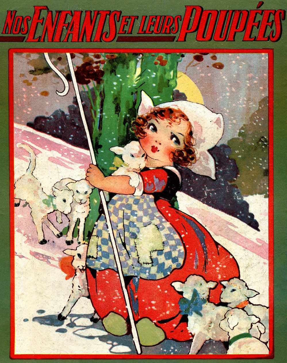Malá pastýřka, kolem roku 1920 (ilustrace) od Agnes Richardson