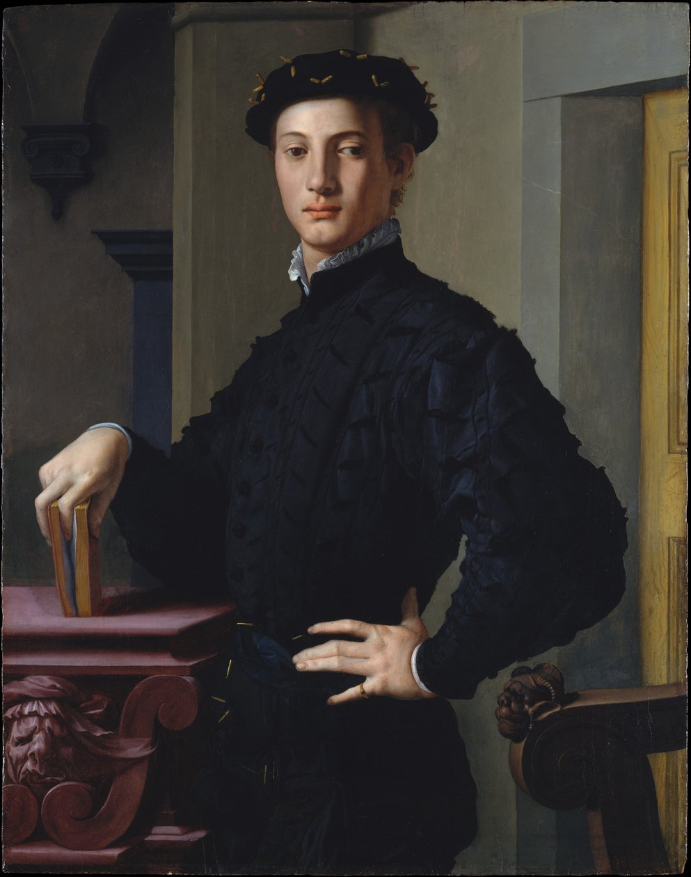 Portrét mladého muže od Agnolo Bronzino