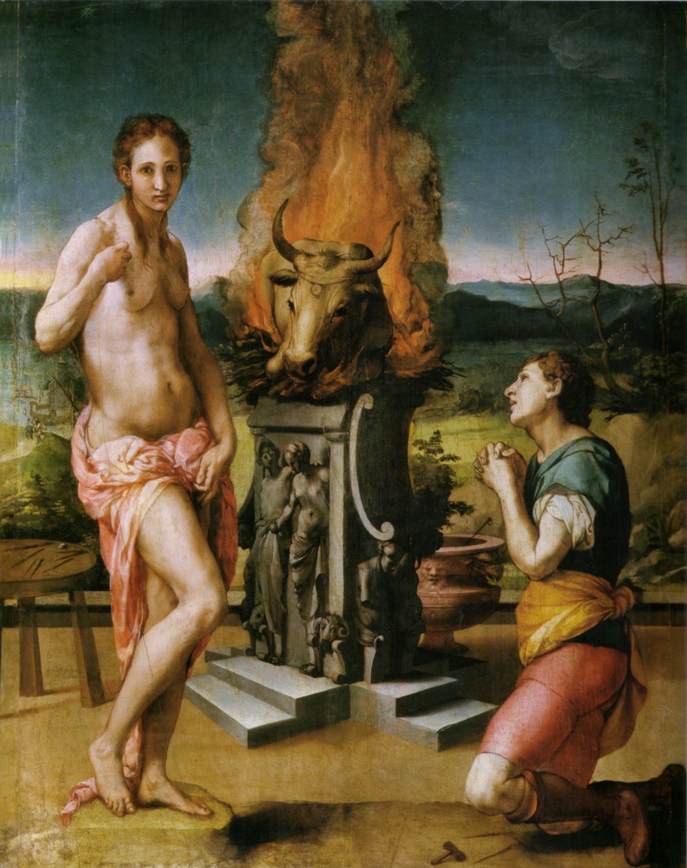 Pygmalion a Galathea od Agnolo Bronzino