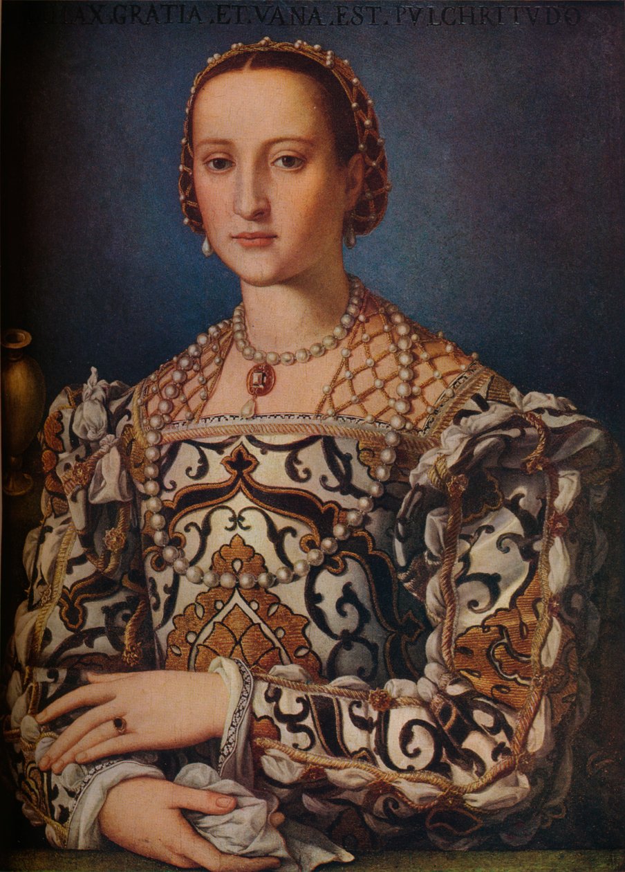 Eleonora di Toledo, c1559 od Agnolo Bronzino
