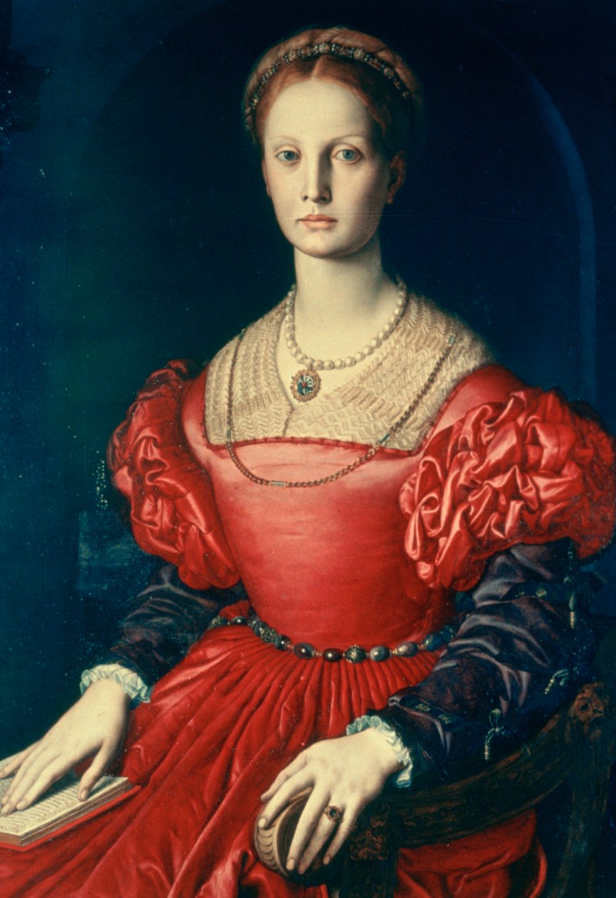 Lucrezia Panchiatichi, c1540 od Agnolo Bronzino