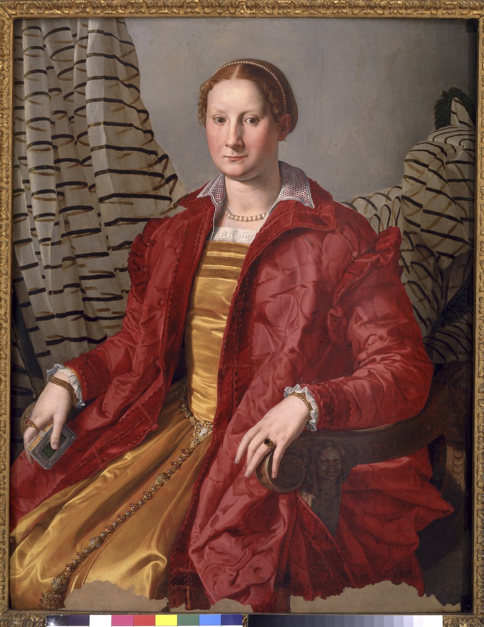 Portrét dámy, cca 1550-55 od Agnolo Bronzino