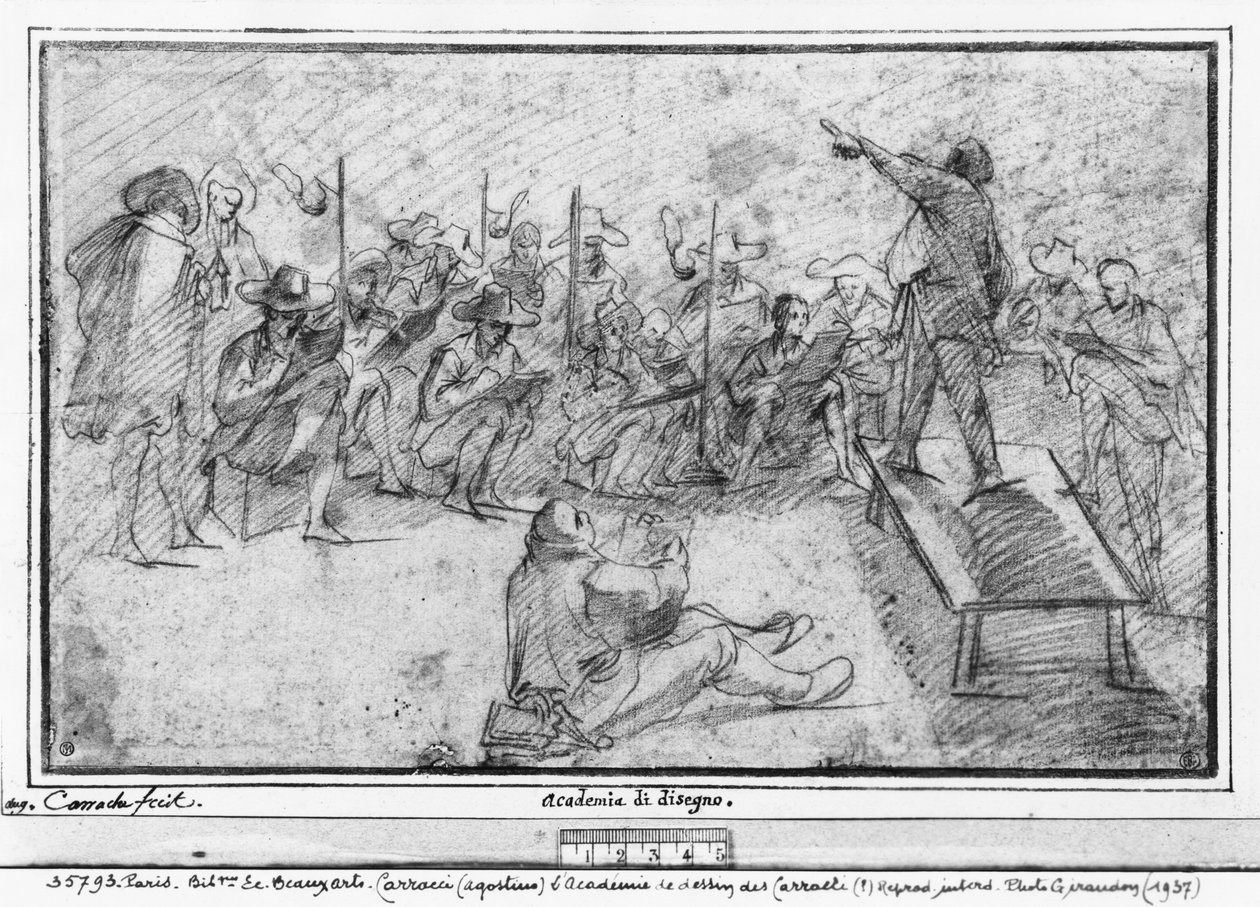Akademie kreslení od Agostino Carracci