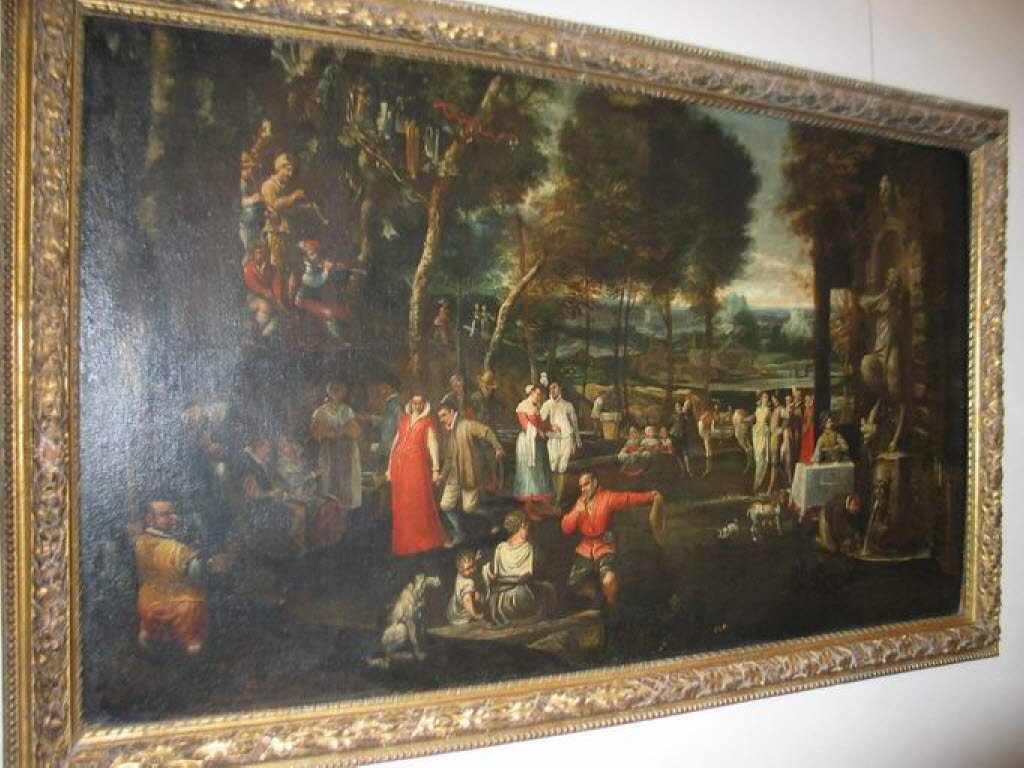 Vesnický festival od Agostino Carracci